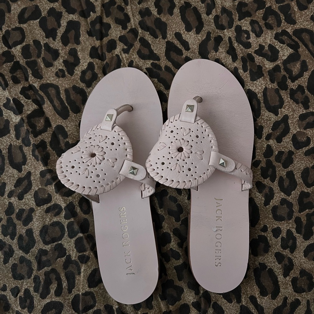 Jack Rogers Pink Cut-Out Sandals